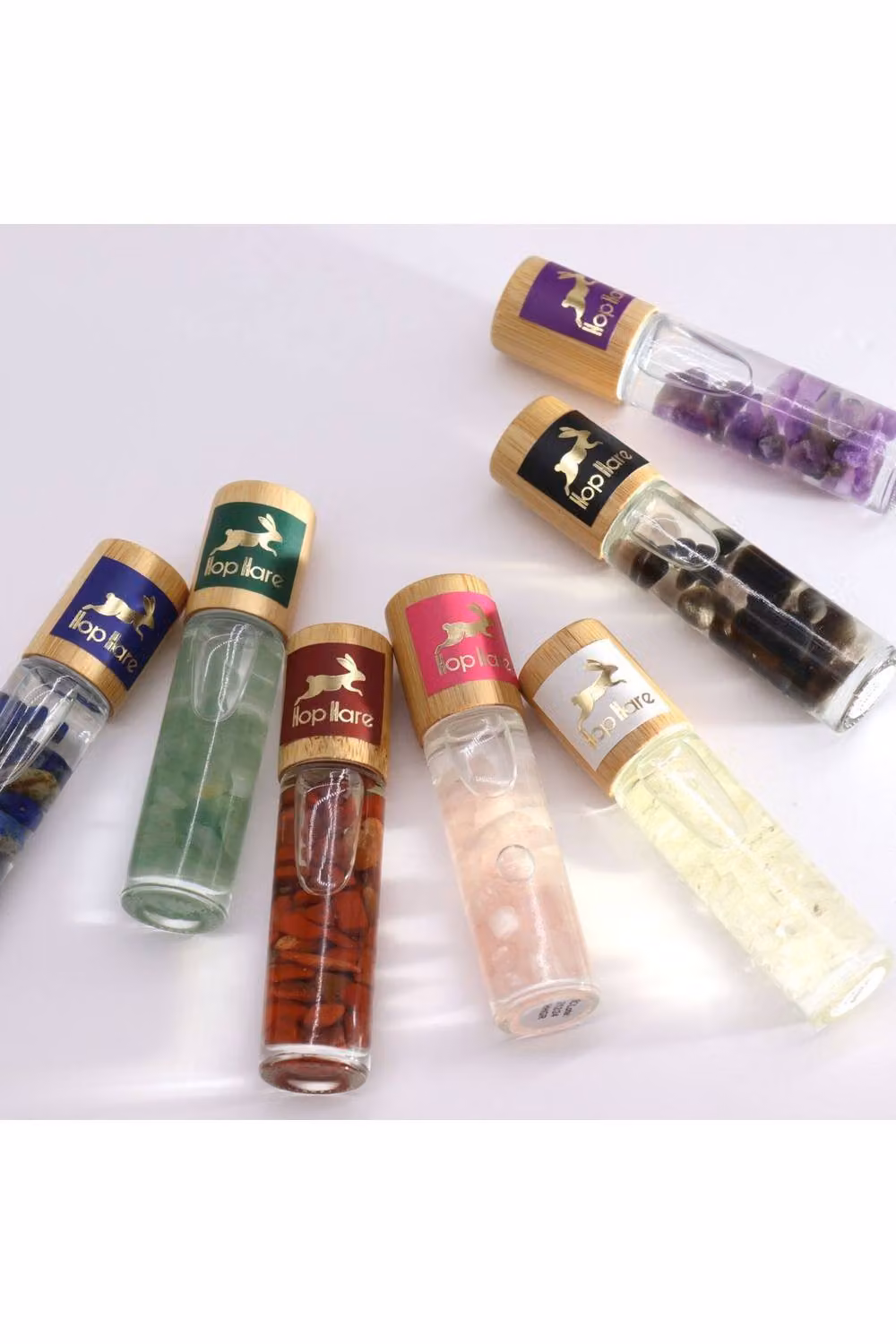 KDMD HH Tarot Roll-On The Devil Gemstone-Infused Essential Oil in Burgundy – 3