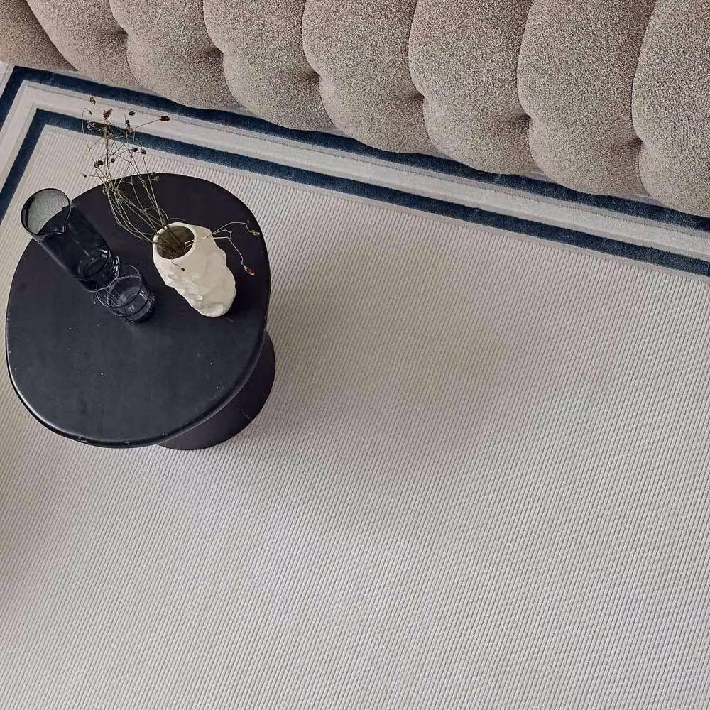 THE RUGS Carmel Bordered Area Rug in Ivory and Blue, W: 160 cm, D: 230 cm – 4