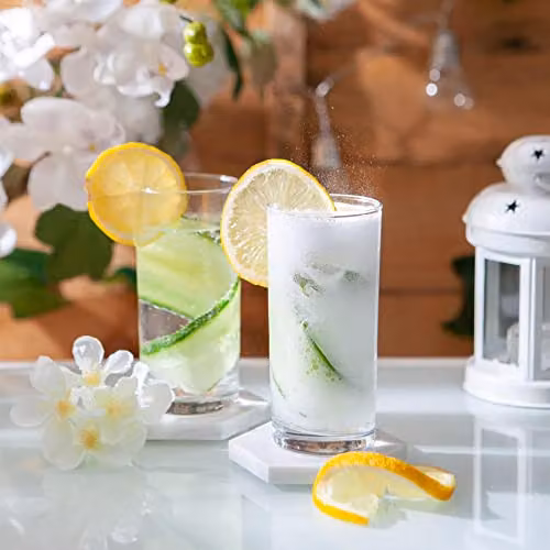 Argon Tableware Transparent Glass Tumbler Set, Pack of 6, 295ml – 6