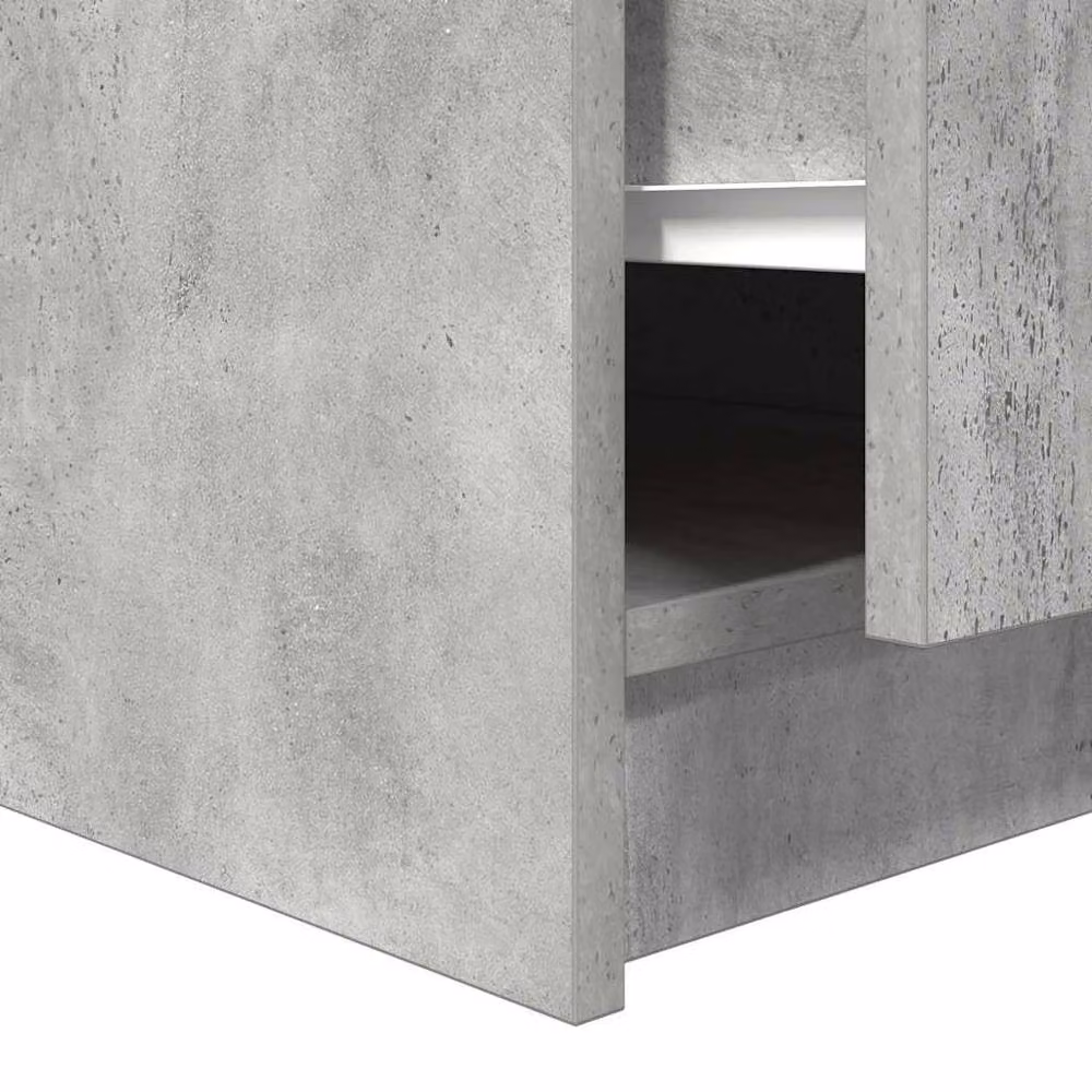 Berkfield Home Decorative Coffee Table with Drawers, Grey, W/D/H: 70.5 x 70 x 40 cm – 2