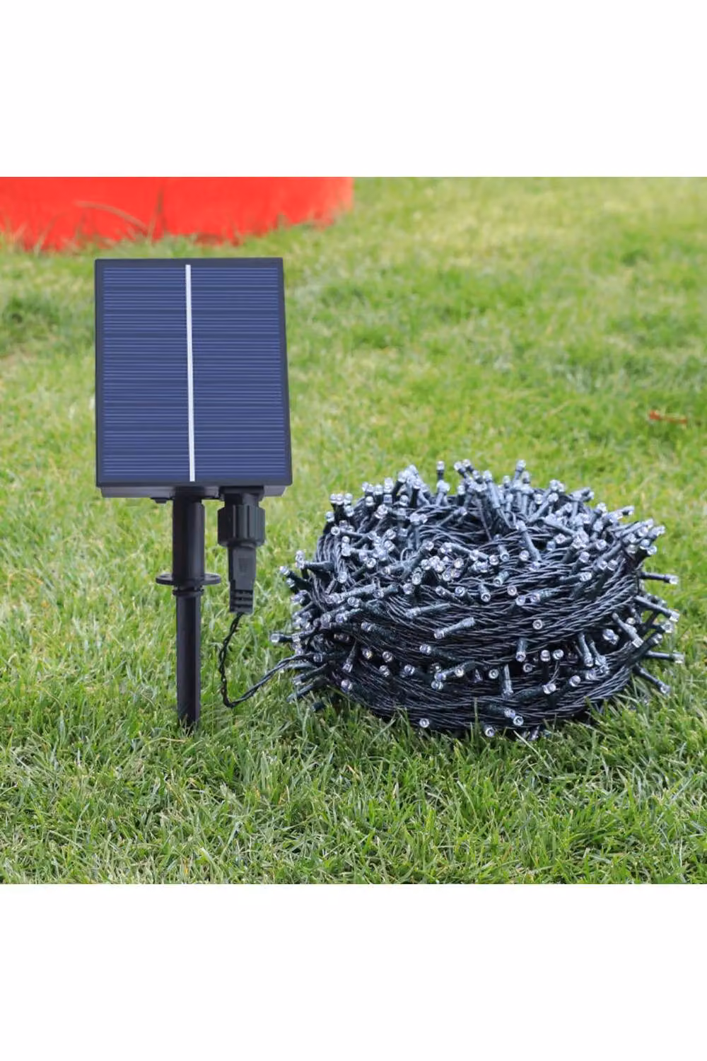 KDMD Solar 500 LED Fairy Lights String, 50m, Black – 4