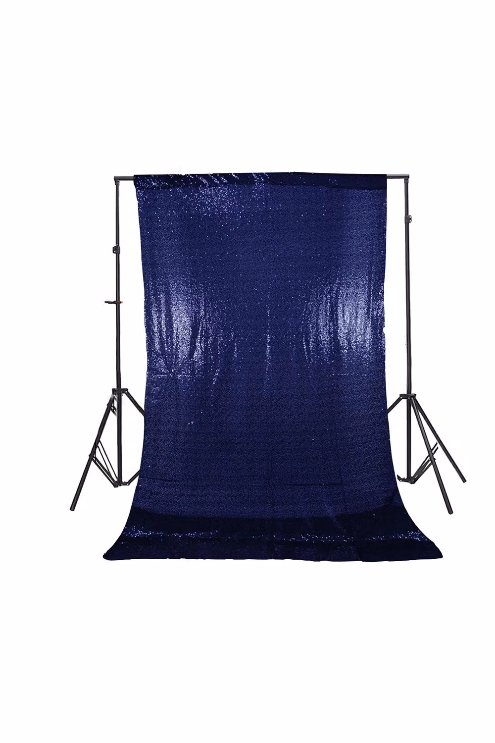 Neel Blue Shiny Sequin Backdrop Glitter Curtain, W: 121.92 cm, H: 274.32 cm – 6