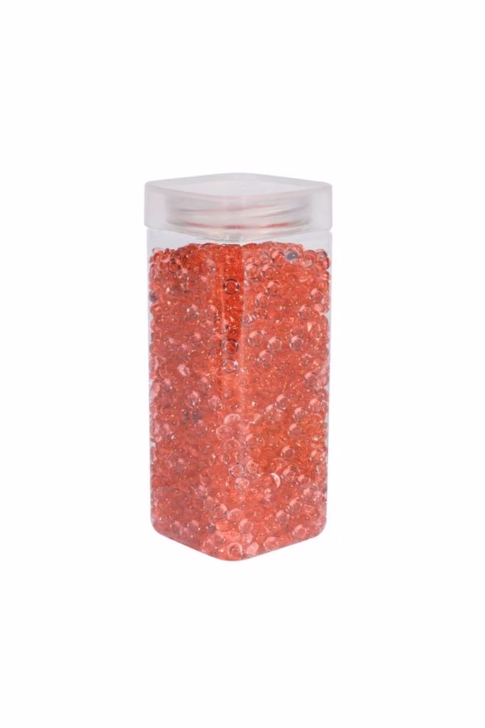 KDMD 7mm Round Plastic Salmon and Purple Beads, 2 Pack, 660g Total – 2