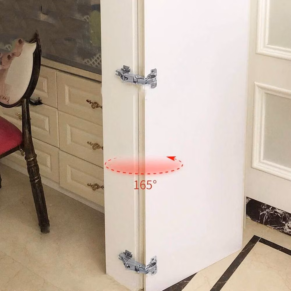 PAWNORA Silver Soft Close Concealed Cupboard Door Hinges with Full Overlay and Clip-on Function – 3