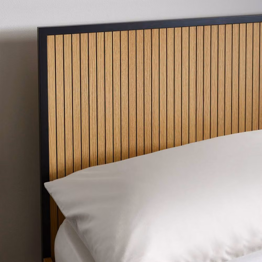 Cheshire Horizon Oak Effect Bed Frame in Brown, King Size 150 x 200 cm – 6