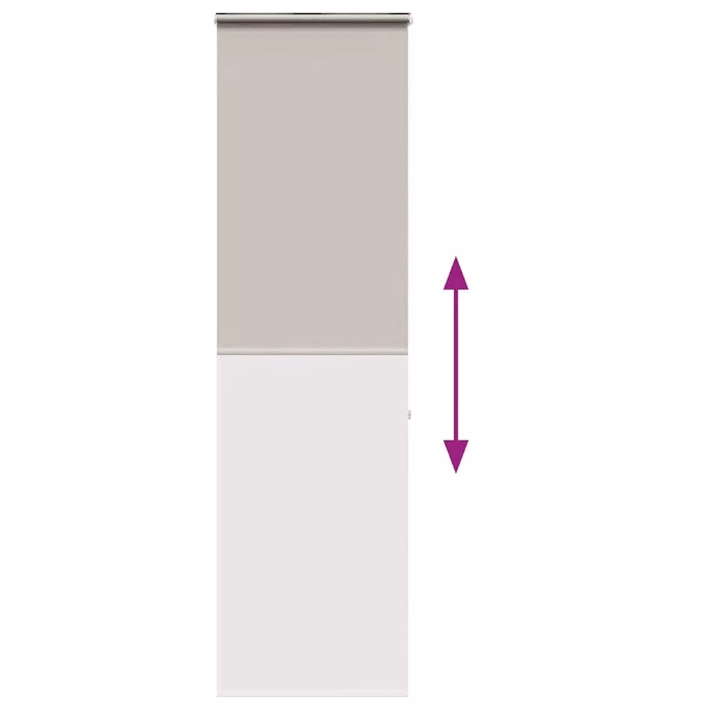 Berkfield Home Grey Opaque Shower Roller Blind with Cassette, W: 80 cm, H: 240 cm, Fabric Width: 76 cm – 2