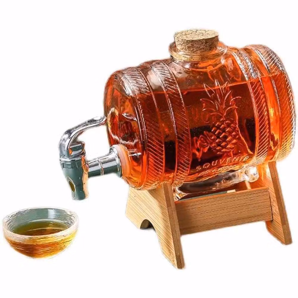 Leaper Thickened Glass Drink Dispenser in Clear – 3