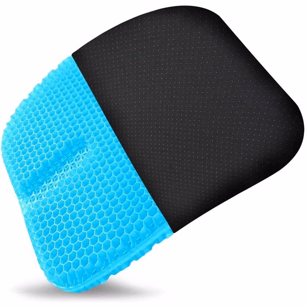 NESTLUNE Cooling Honeycomb Breathable Gel Seat Cushion in Blue, W: 120 cm x D: 135 cm – 2