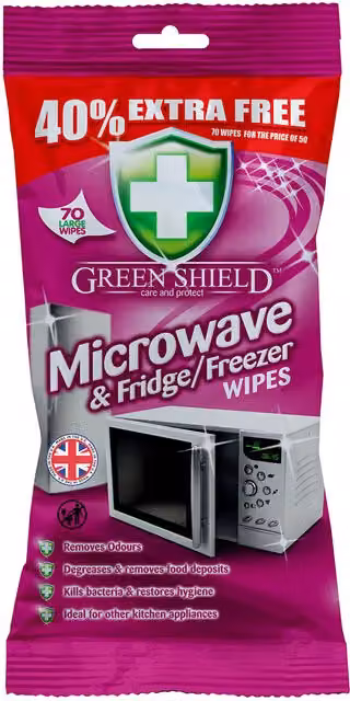 Greenshield Microwave and Fridge Freezer Wipes – 1