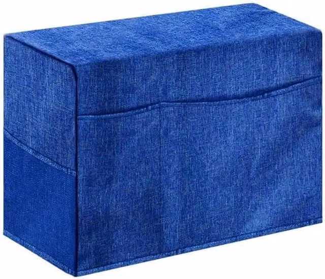 Havendro Foldable Sewing Machine Protective Cover with Storage Pocket in Blue – 1