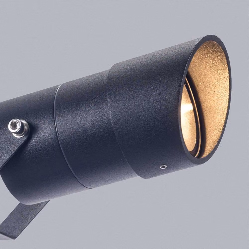 Netlighting Ousia Black Outdoor Ground Spike Garden Light, GU10 8W, IP65, Height: 24 cm – 3