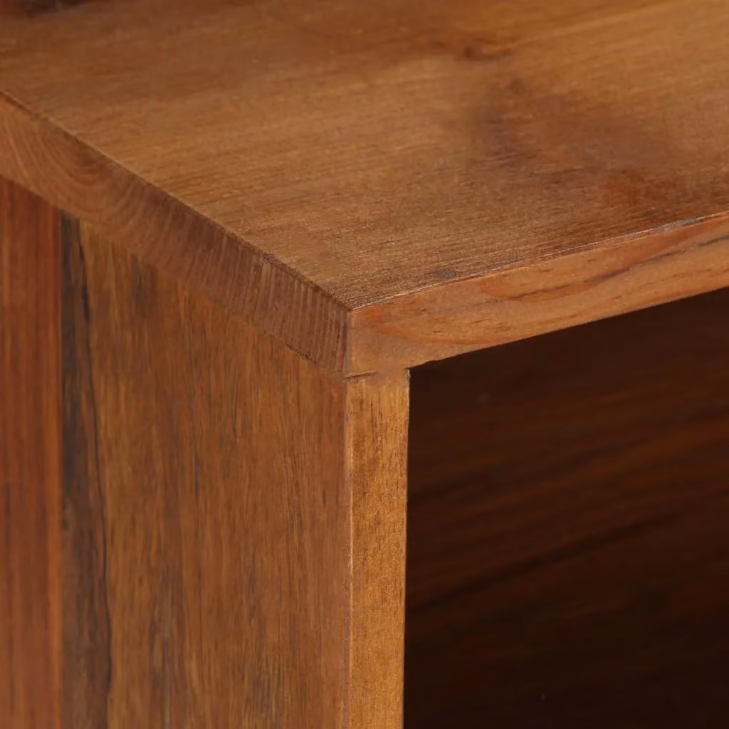 Berkfield Home Retro Solid Reclaimed Wood TV Cabinet in Brown, W/D/H: 140 x 40 x 40 cm – 3