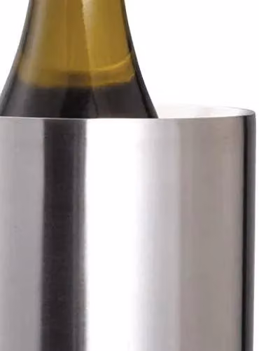 BarCraft Double Walled Insulated Stainless Steel Wine Cooler in Silver – 5