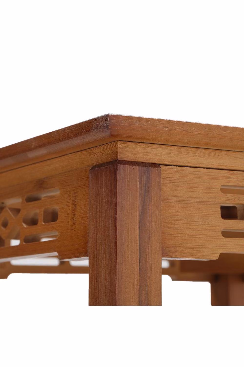 Garden Sanctuary 2-Tier Bamboo Plant Stand in Brown – 3