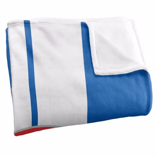LOGOVISION Shelby Cobra Racing Stripe Super Soft Fleece Throw Blanket, White, W/D/H: 152 x 127 cm – 2