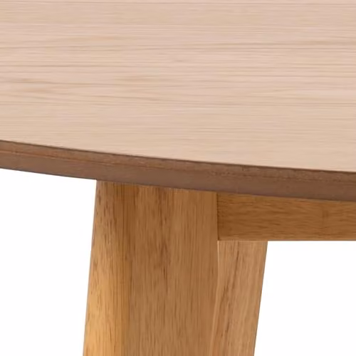 Furniture To Go Roxby Round Dining Table and 4 Dining Chairs in Oak, W/D/H: 140 x 76 x 76 cm – 3