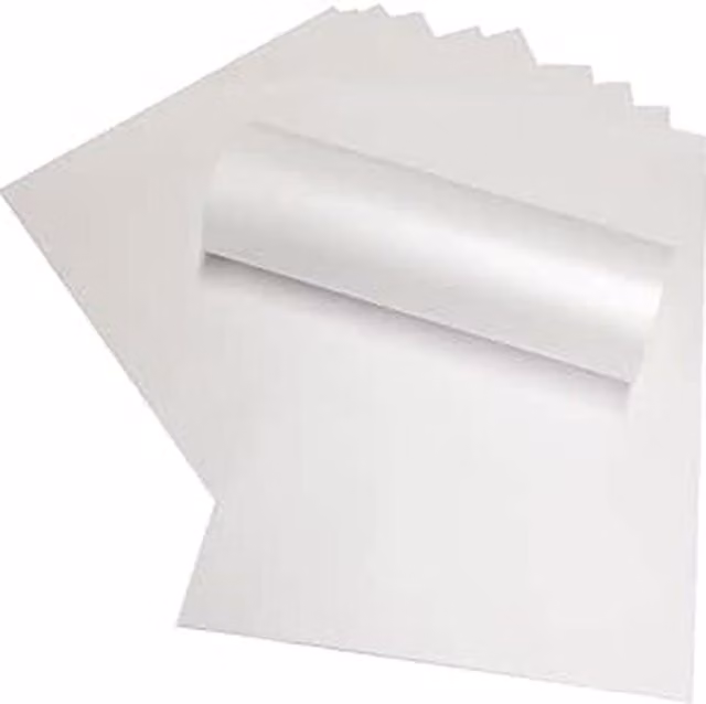 Syntego Pack of 50 A4 Satin White Construction Paper