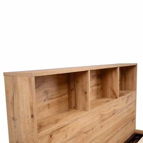 Julian Bowen Bali Oak Solid Wood Ottoman Storage Bed with Lift Up Base, W/D/H: 90 x 190 x 101 cm – 3