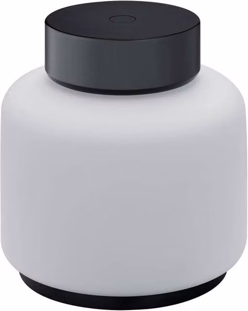 Blomus FAWN Mobile LED Tabletop Lamp in Black with Rechargeable Battery and Dimmable Touch Control – 1