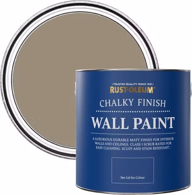 Rust-Oleum Café Luxe Matt Chalky Wall Paint, Beige Brown, 2.5 l
