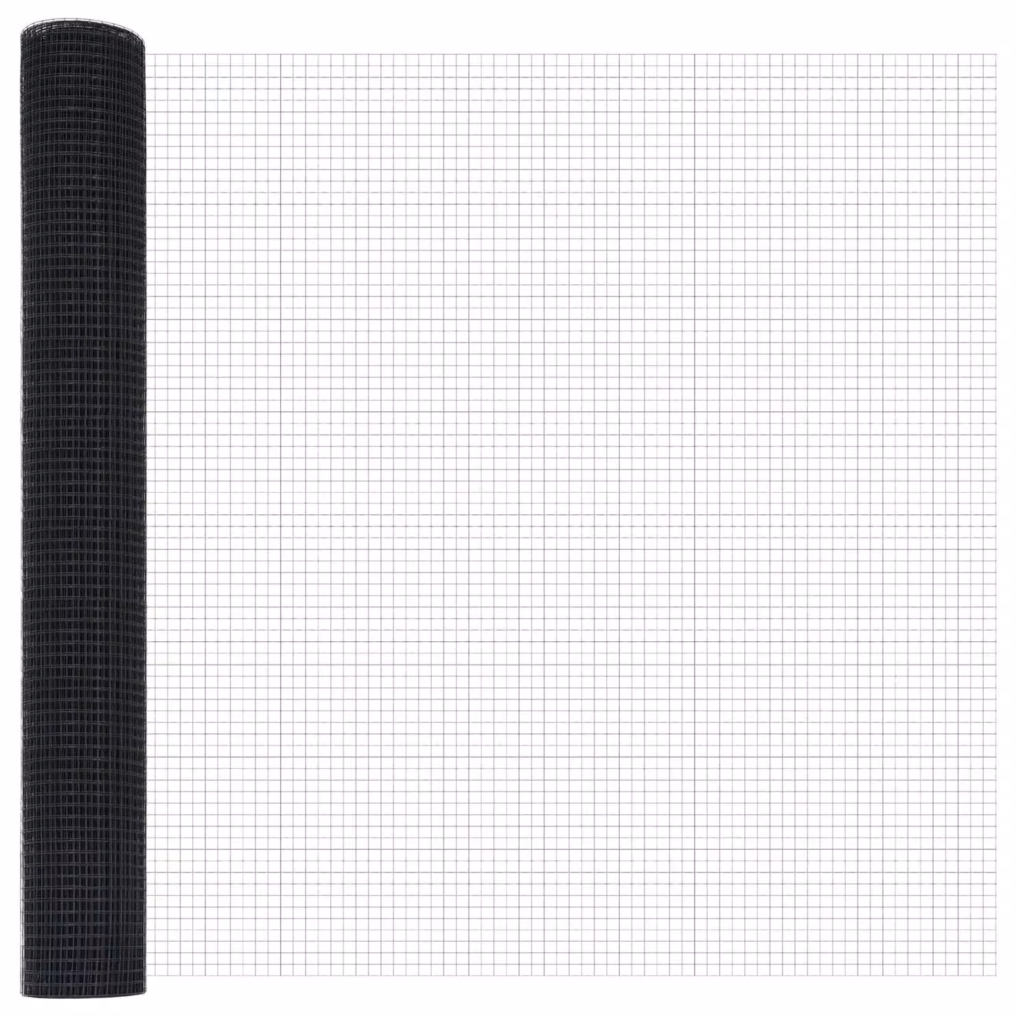 Berkfield Home Grey Steel Welded Wire Fence with 13 In-Ground Spike Posts, W: 25 m, H: 1.4 m – 4