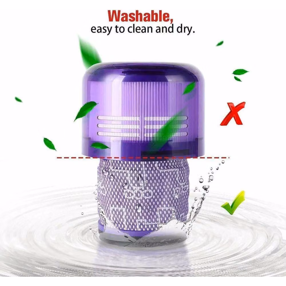SPETLEK V11 / SV15 Replacement HEPA Filters for Dyson, 2 Pack, Purple – 4