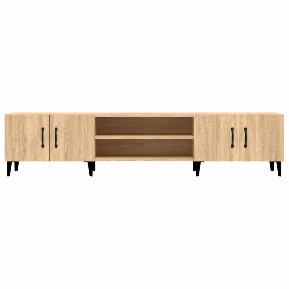 Berkfield Home Sonoma Oak TV Cabinet in Brown, W/D/H: 180 x 31.5 x 40 cm – 4