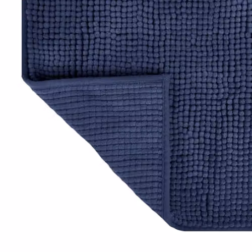 Allure Bath Fashions Bobble Chenille Non-Slip Bath Mat, Blue, W: 60 cm, D: 90 cm, H: 1 cm – 3