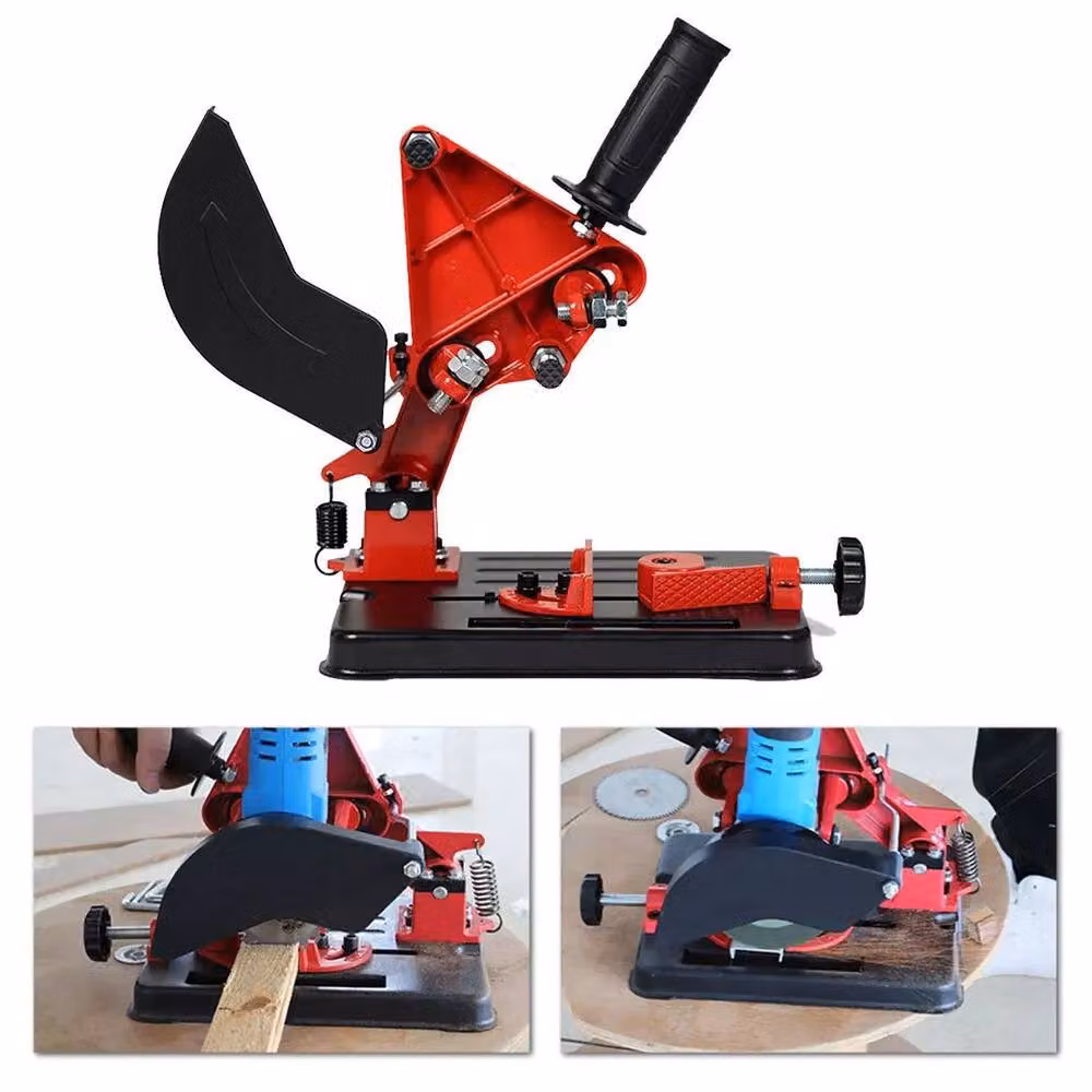 NESTLUNE Red Angle Grinder Stand with Cast Iron Base and Aluminum Alloy, W/D/H: 100 x 40 x 40 cm – 4