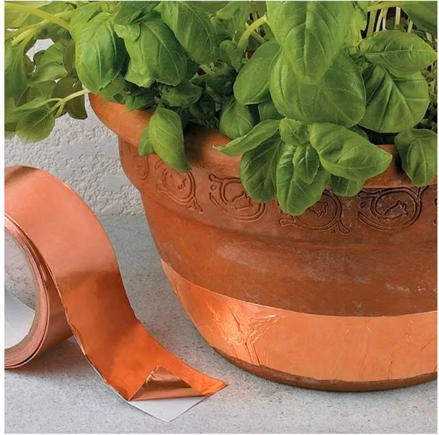Beat It Copper Slug and Snail Repellent Mechanical Pest Control Barrier, 2m, Orange