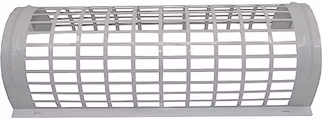 Mylek Cage Guard for Tubular Heaters, Silver, Diameter: 41 cm