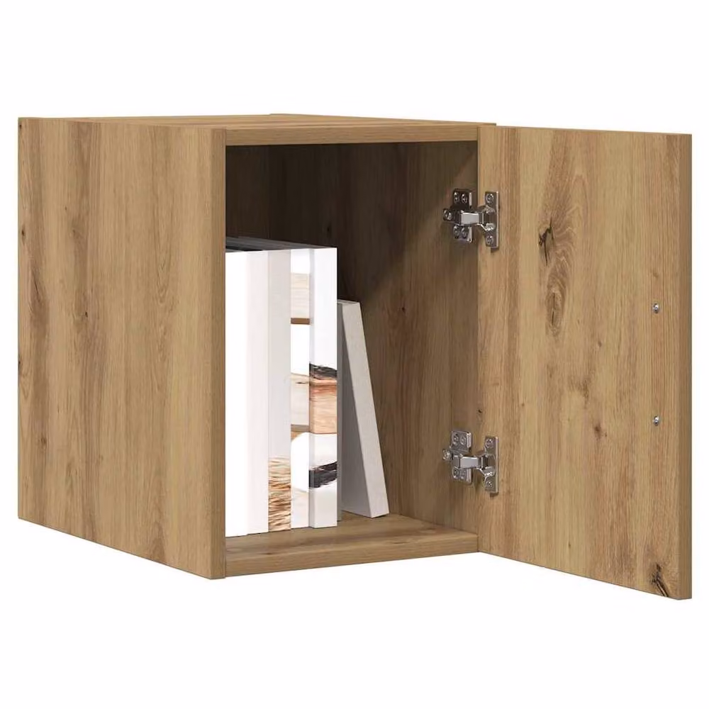 Berkfield Home Artisan Oak Wall Cabinet, Brown, W/D/H: 30 x 42.5 x 40 cm – 2