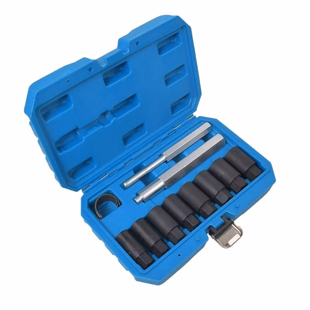 NESTLUNE 10x Wheel Locking Nut Removal Tool Kit in Black – 3