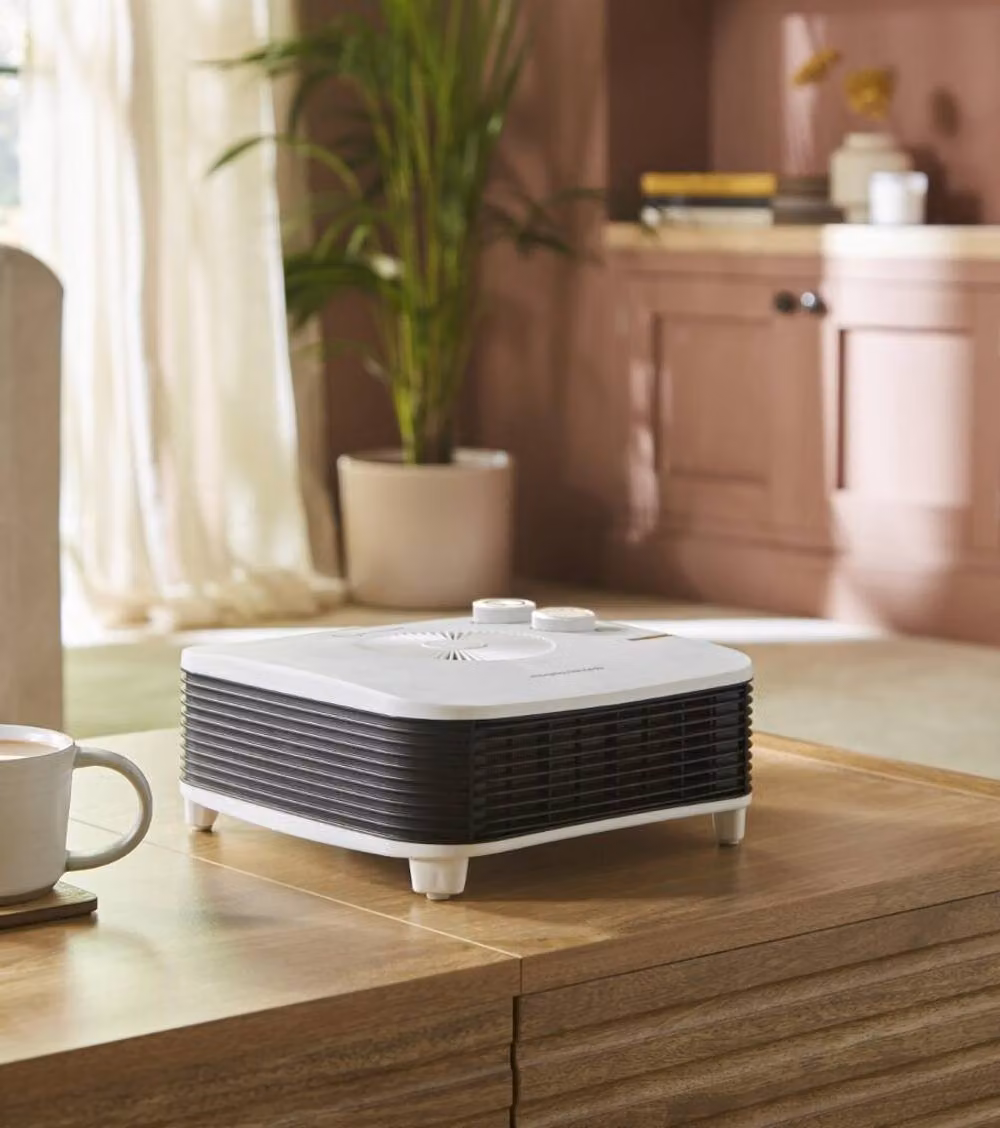 Morphy Richards HeatFlux 2kW Flat Fan Heater in White – 2