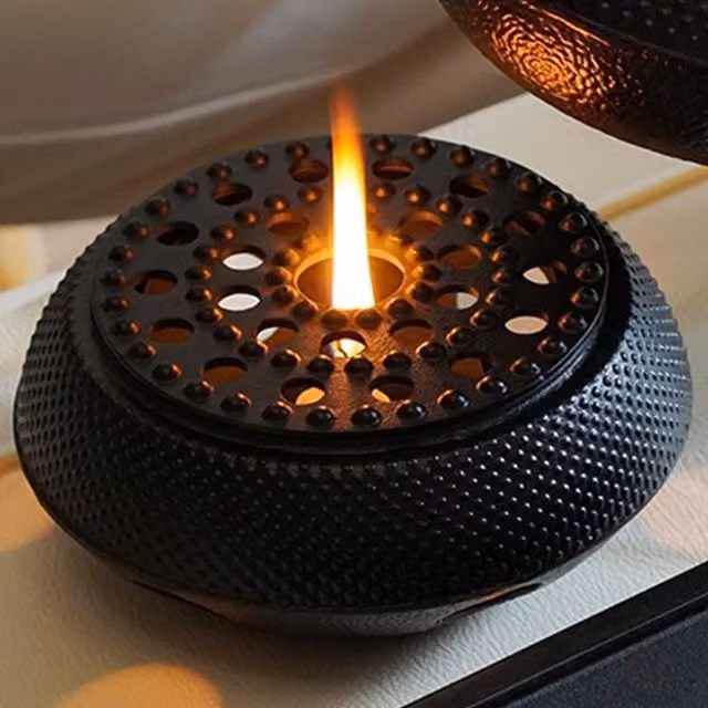 Gr8 Home Black Cast Iron Japanese Tetsubin Teapot Warmer Stove and Tea Kettle Holder – 1