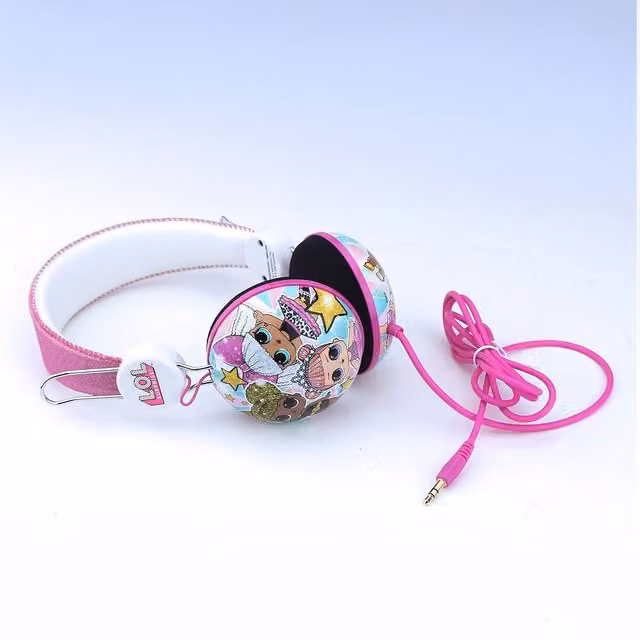 LOL Surprise Glitter Glam Wired Headphones - Pink