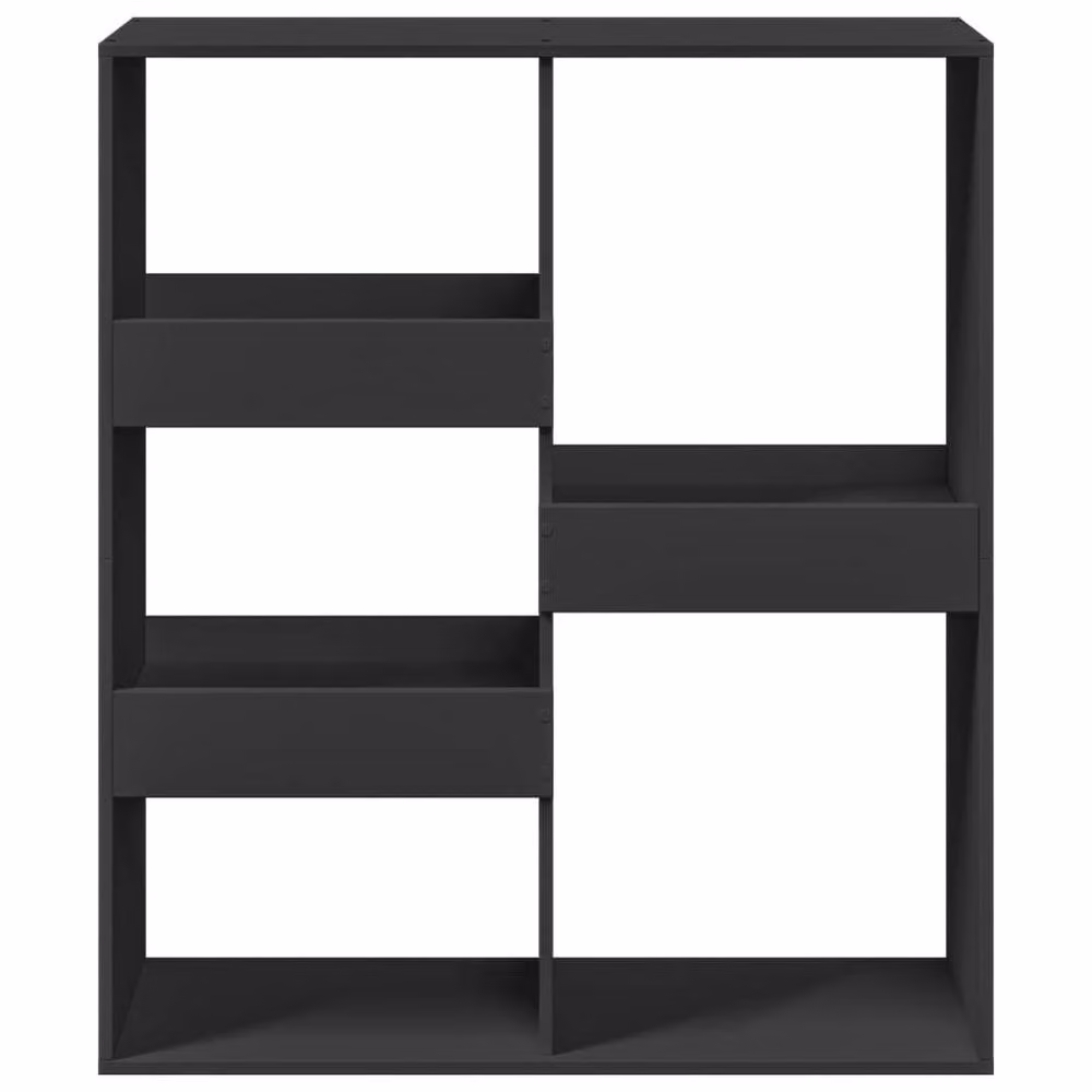 Berkfield Home Black Modern Room Divider W/D/H: 100 x 33 x 115 cm – 4