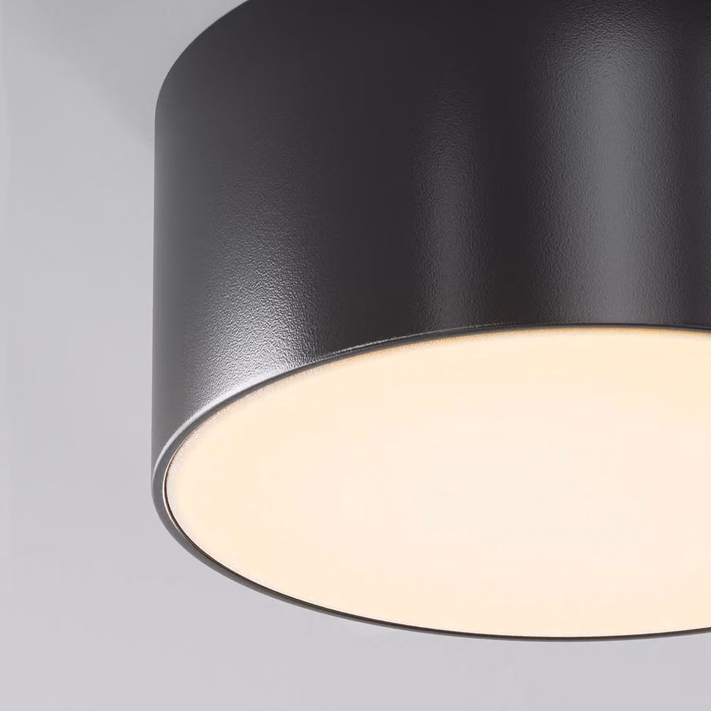 Netlighting Zon Ip Black Outdoor Surface Mounted LED Downlight, 3000K Warm White, 900lm, IP65, Diameter: 12 cm – 2
