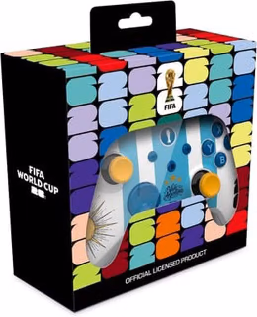 FIFA Licensed World Cup Controllers for Nintendo Switch, PC and Mobile - White and Blue
