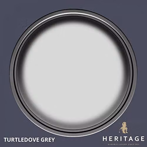 Dulux Trade Heritage Velvet Matt Emulsion Turtledove Grey, 2.5 ltr – 2
