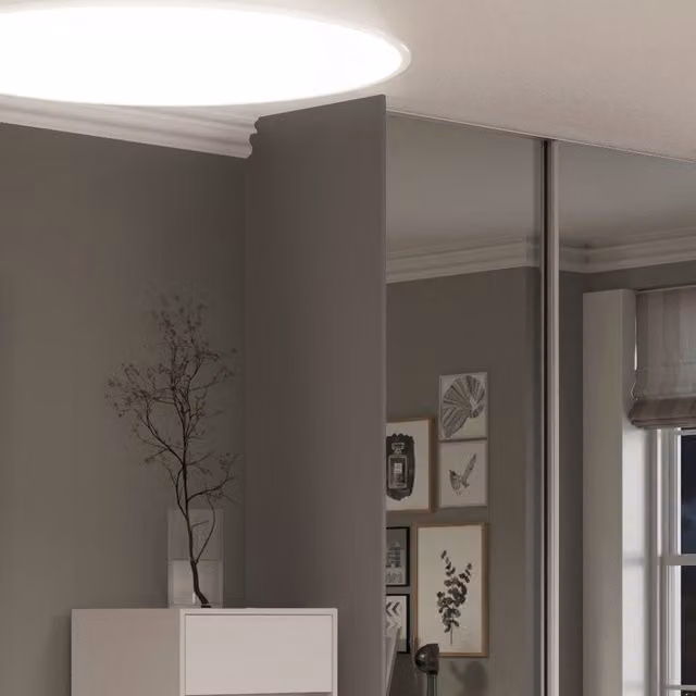 Spacepro End Panel in Silver and Grey