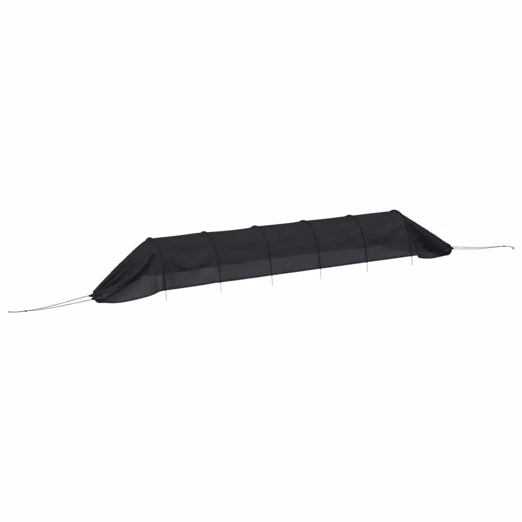 Berkfield Home Netting Tunnels 4 Pack in Black Steel and Polyethylene Growing Aid – 4