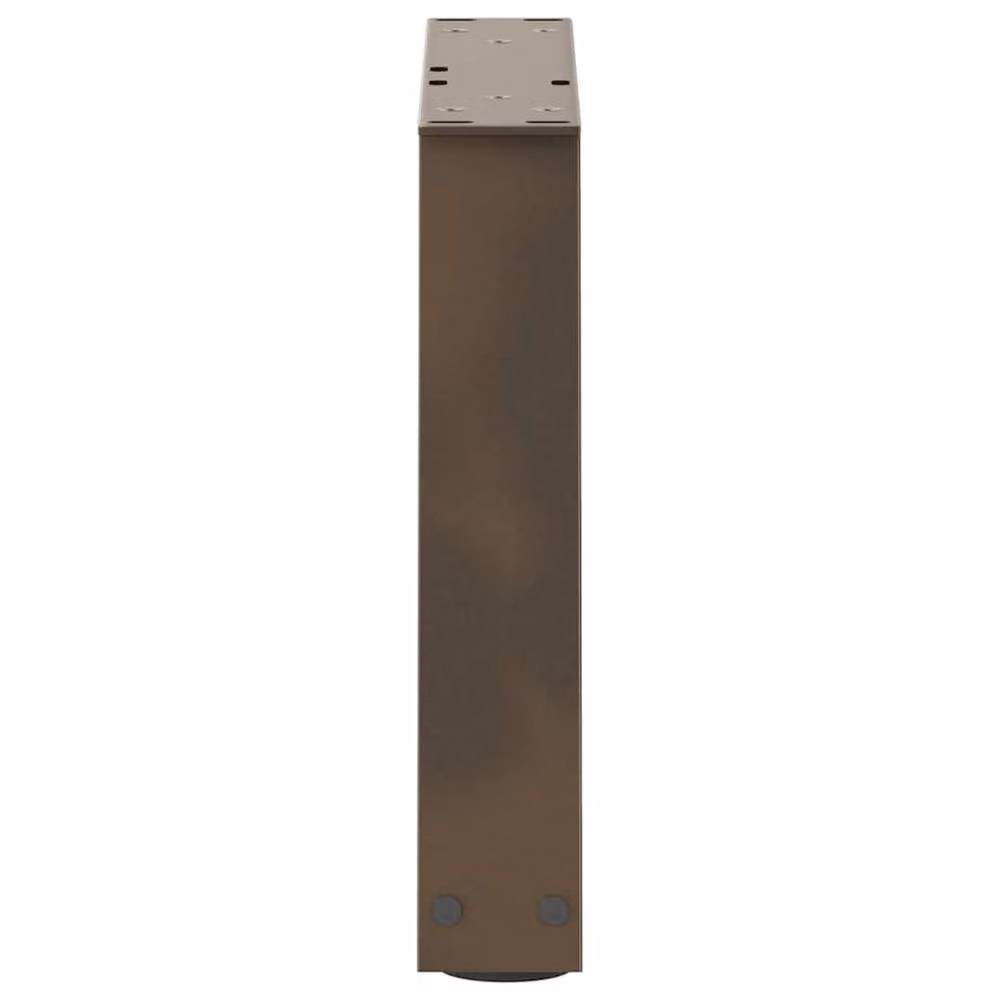 Berkfield Home V-Shape Dining Table Legs, 2 Pieces, Brown Steel, W/D/H: 40 x 30 x 31.3 cm – 4