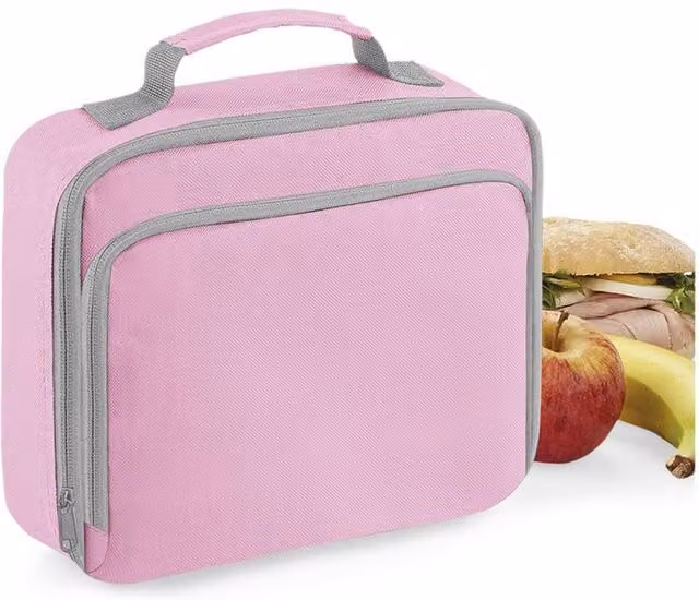 Quadra Insulated Lunch Cooler Bag in Light Pink