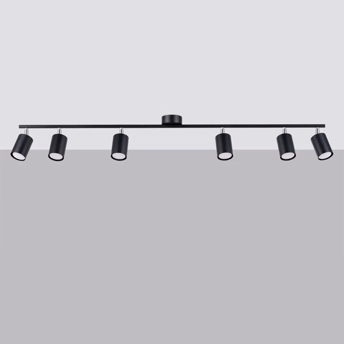 Sollux Lighting Lemmi Modern Black Ceiling Spotlight Bar with 6x GU10 Lights, W/D/H: 135 x 20 x 24 cm – 2
