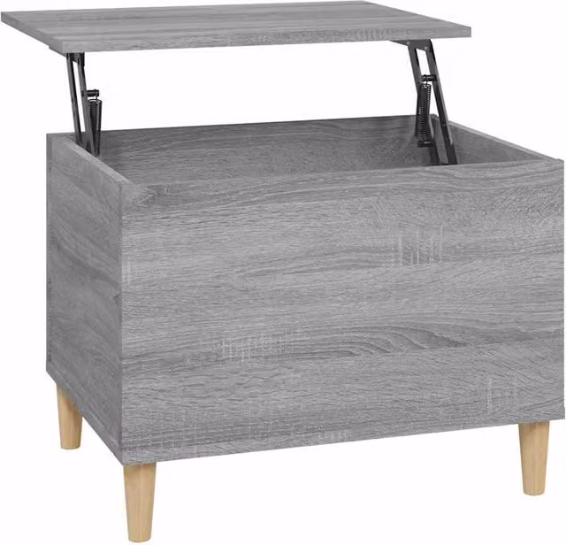 Berkfield Home Grey Sonoma Coffee Table with Lift Mechanism, W: 60 cm, D: 44.5 cm, H: 45 cm – 1