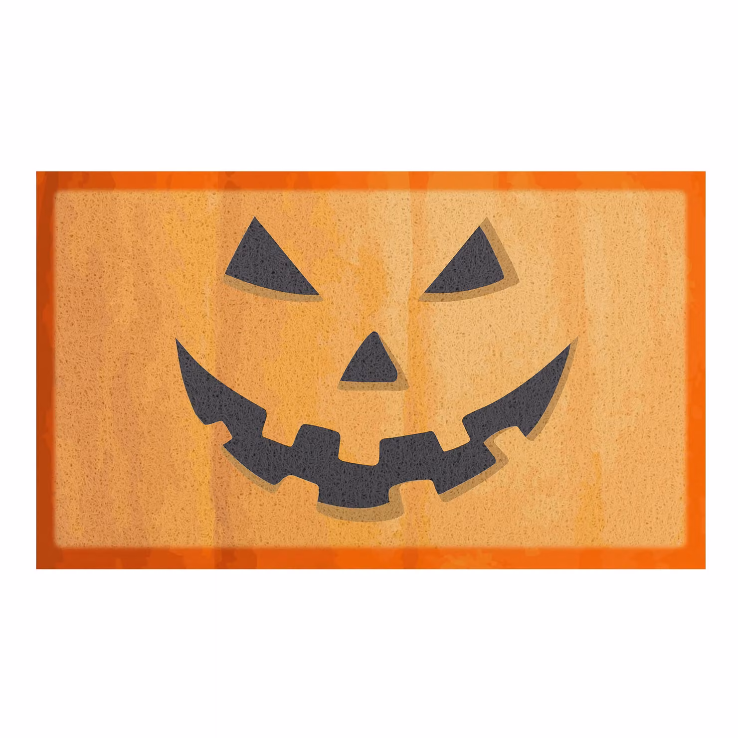Artsy Mats Jack-o-lantern Indoor Outdoor Doormat, Multicolour Orange, W: 70 cm, D: 40 cm – 2