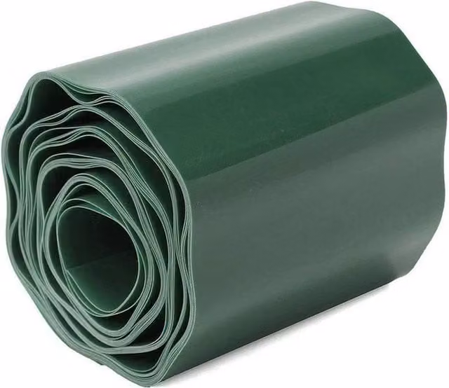 NESTLUNE Flexible Plastic Garden Lawn Edging Border in Green
