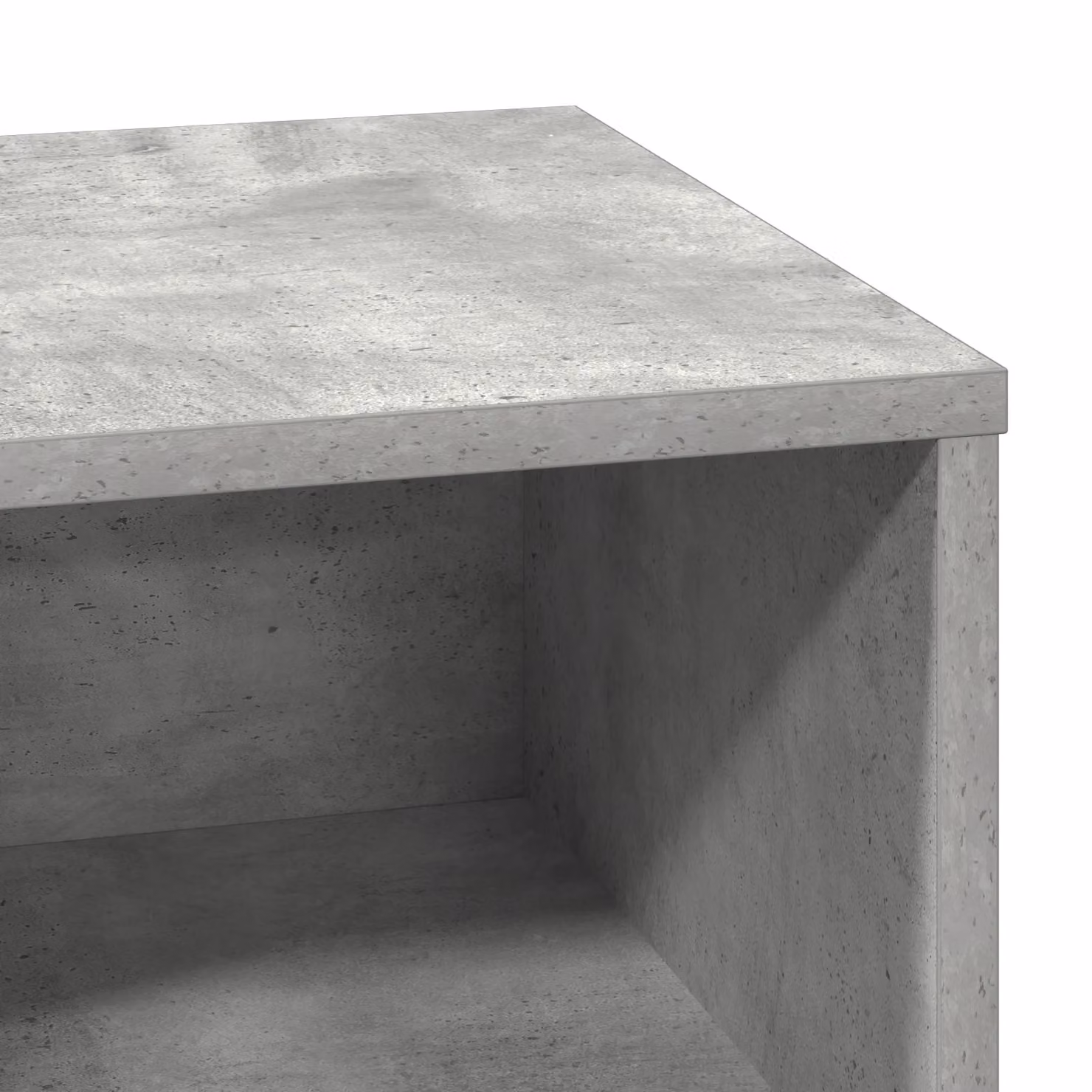 Berkfield Home Bedside Cabinet with Integrated LED Lighting in Concrete Grey, W: 50 cm, D: 34.5 cm, H: 50 cm – 2