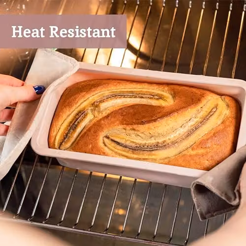 Orsina Non-Stick Silicone Loaf Tin in Pink and Blue – 3